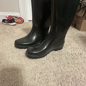 Black Women's Rain Boots